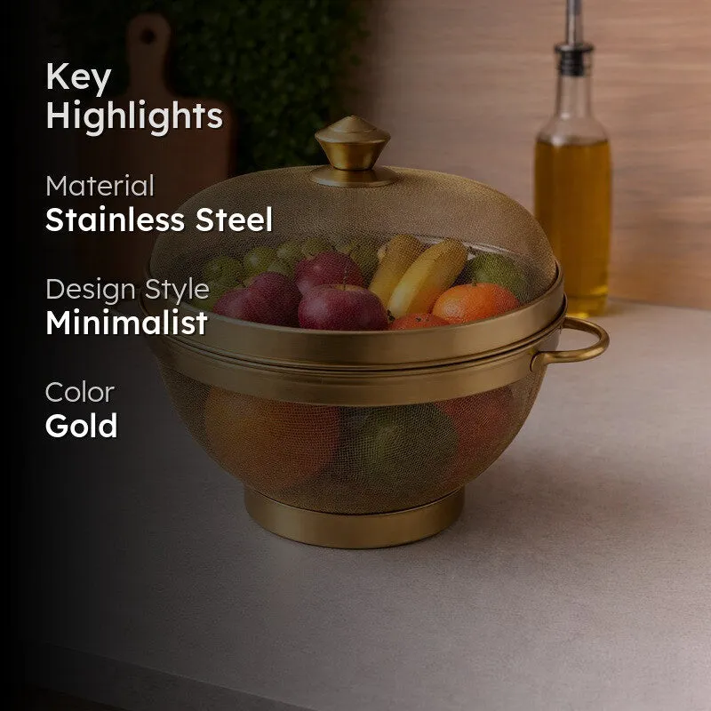 Berish Stainless Steel Fruit Basket media 2