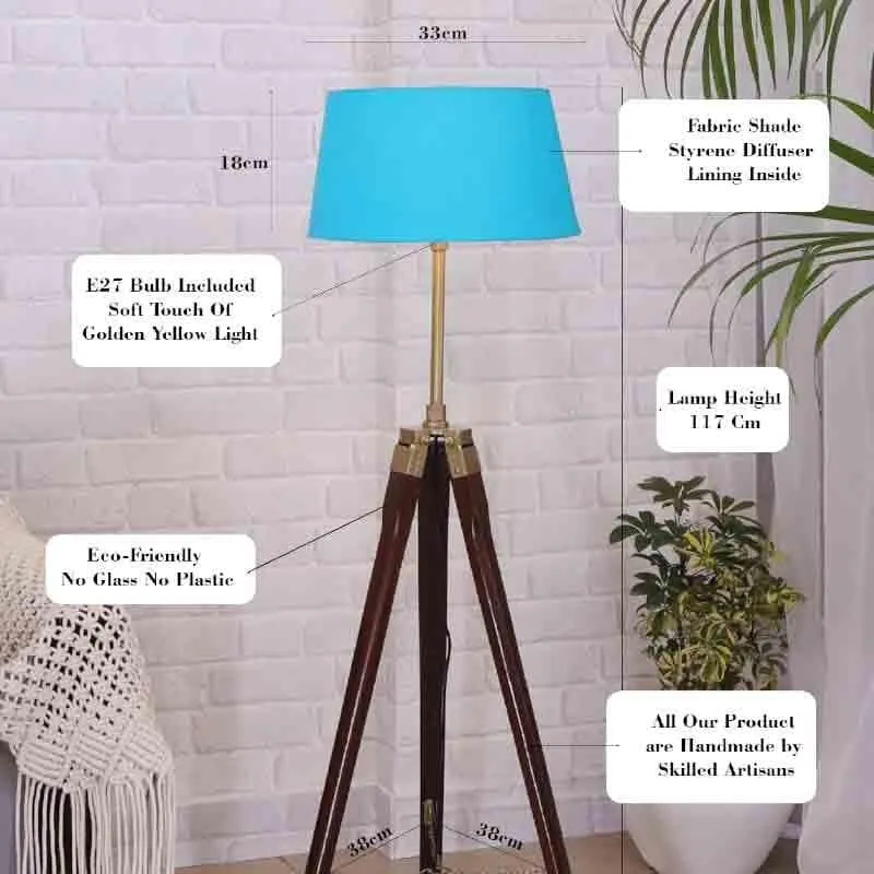 Chouette Tripod Floor Lamp - Blue media 7