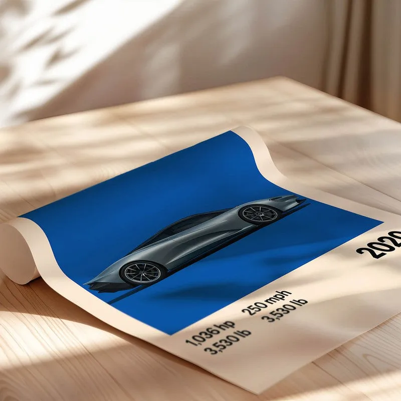 Speedtail Performance Wall Poster media 5