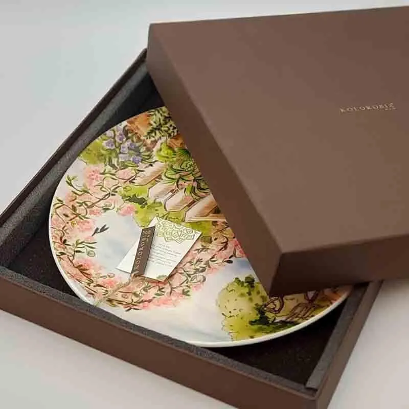Flower-adorned Garden Decorative Wall Plate media 3