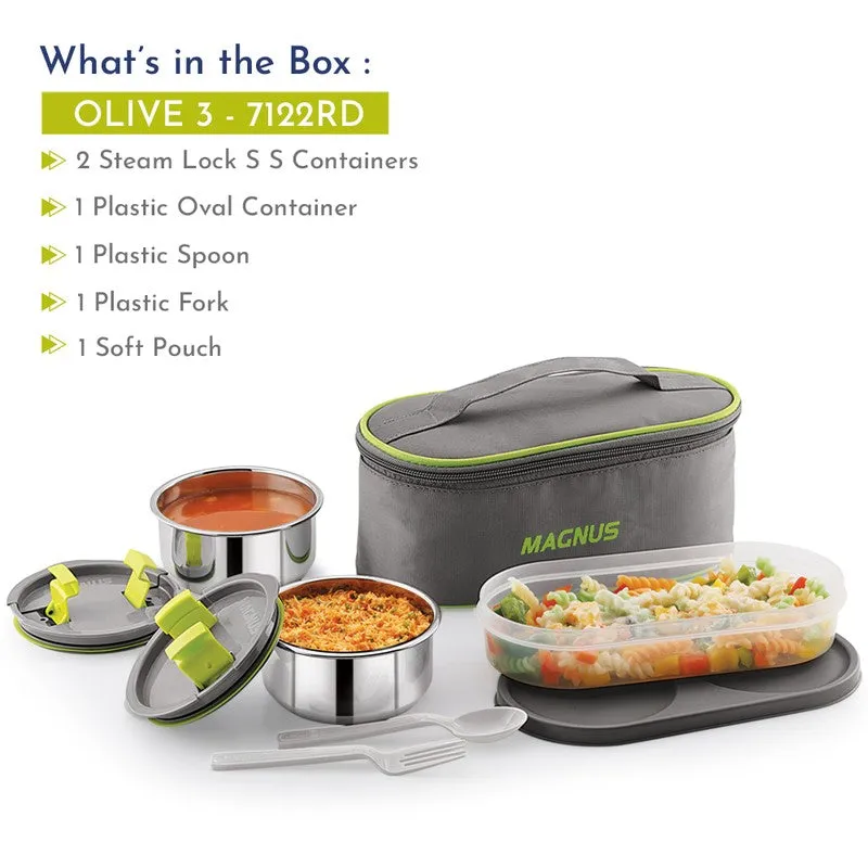 Veylo Swift Lunch Box with Lunch Bag - Four Piece Set media 5