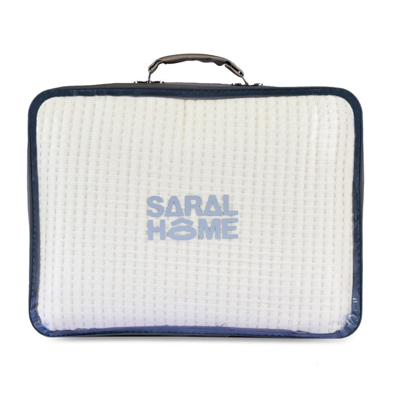 Ivory Self Stripe Comforter - Three Piece Set media 8