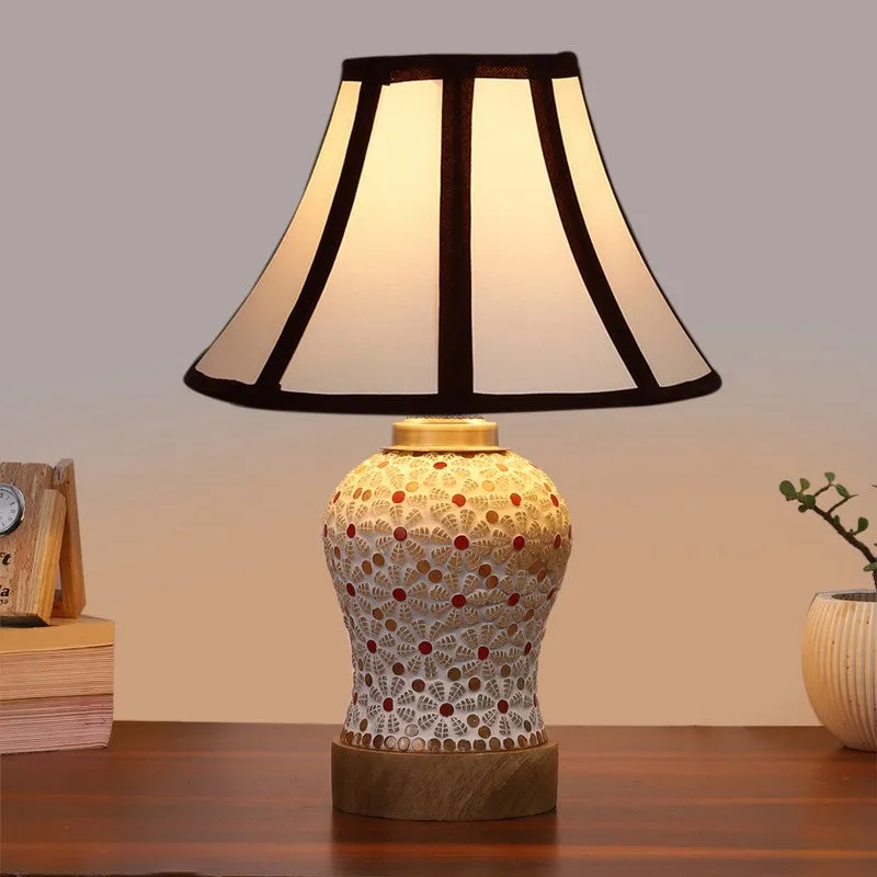 Harmyra Wooden Table Lamp - Multicolor media 2