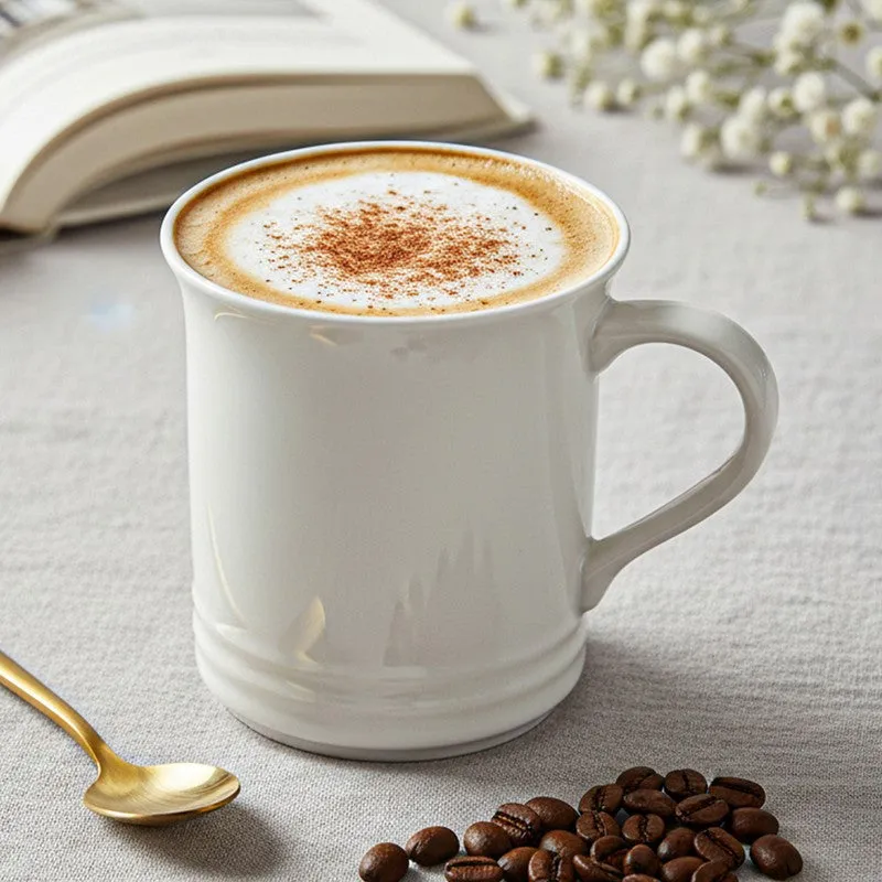 Brew Ceramic Coffee Mug (450 mL) - White media 1