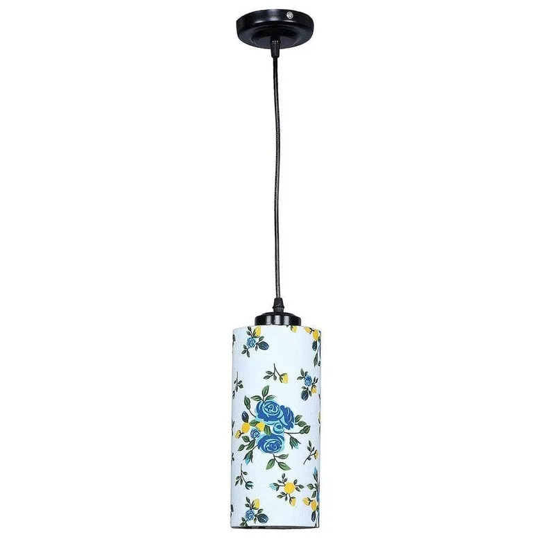 Baby Blue Cotton Ceiling Lamp media 6
