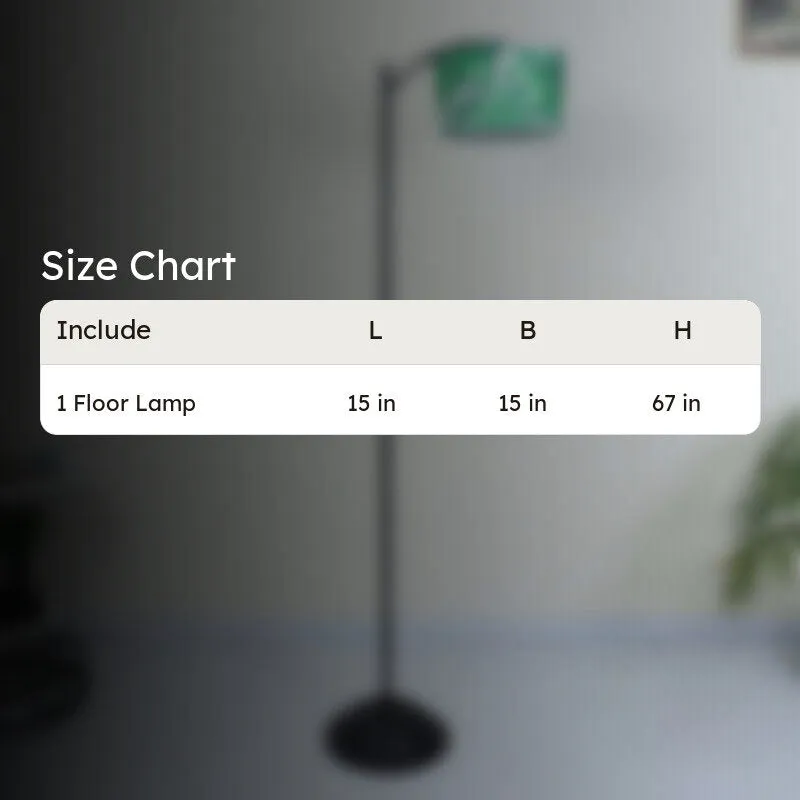 Kaizen Printed Arched Iron Floor Lamp media 5