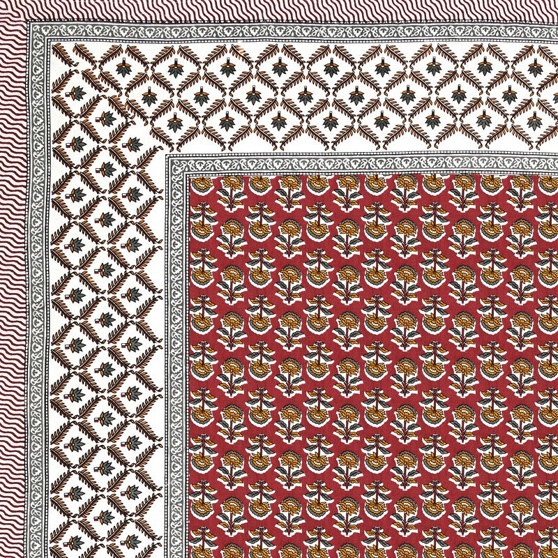 ImperialComfort Cotton Bedsheet (Brown) - 144 TC media 5