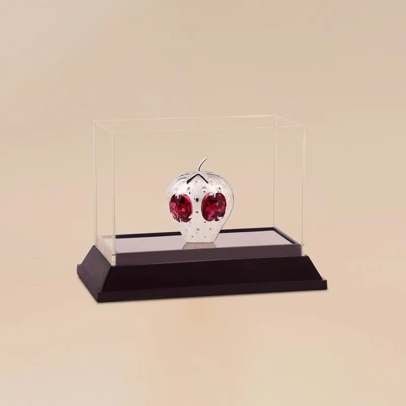 Apple Fusion Silver Plated Mild Steel Showpiece media 3