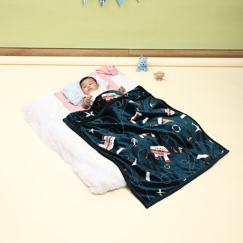 Monte Carlo Nautical Dreams Blanket (Teal) - 600 GSM