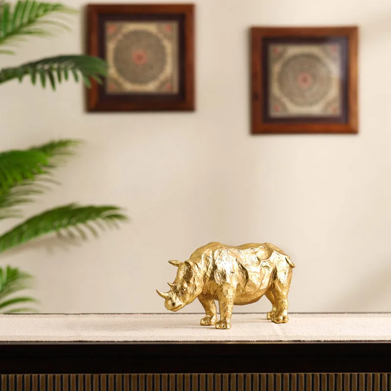 Niro Polyresin Rhino Showpiece media 7