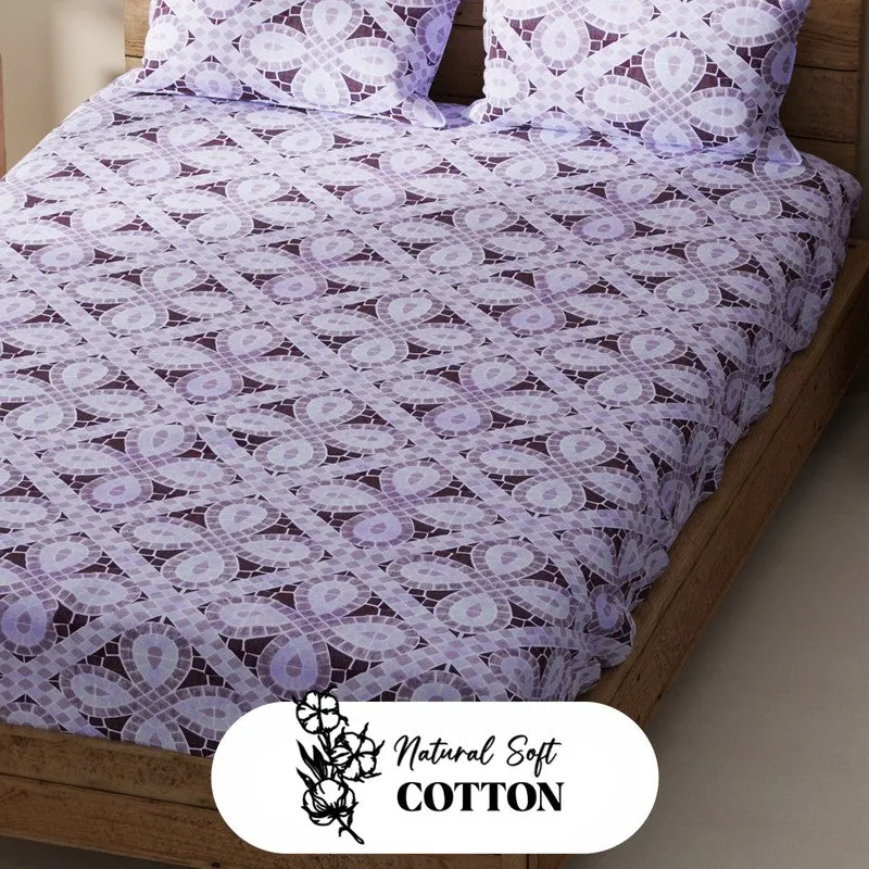 Ylven Bedsheet (Purple) - 115 GSM media 5