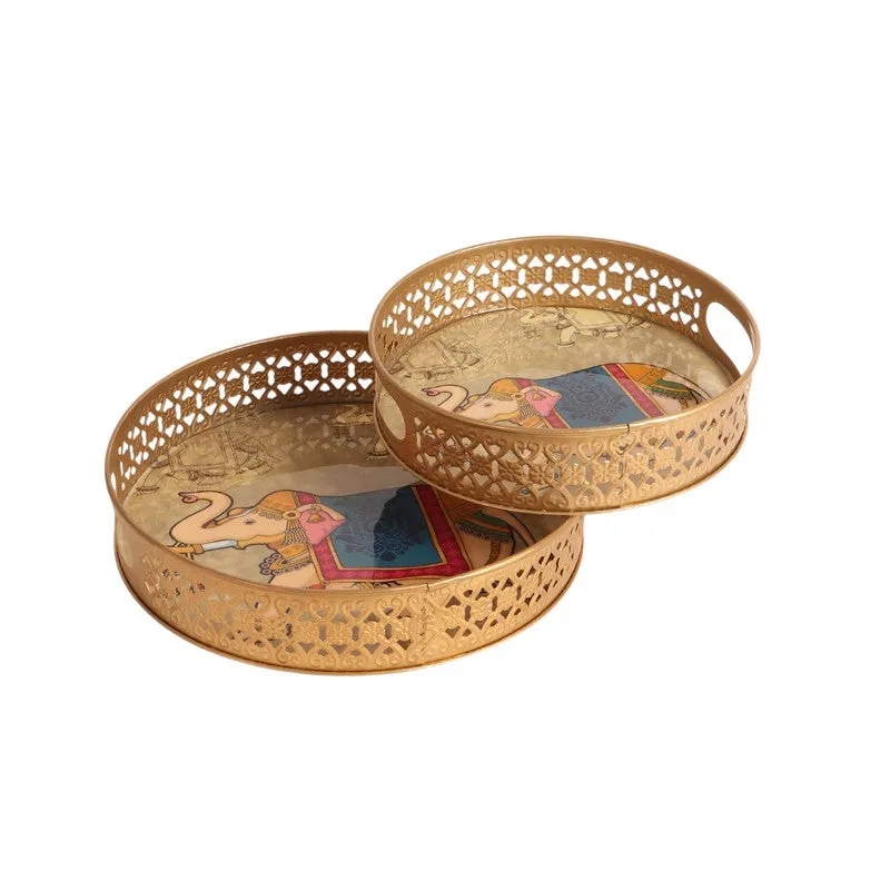 Heritage Round Serving Tray - Set of Two media 5