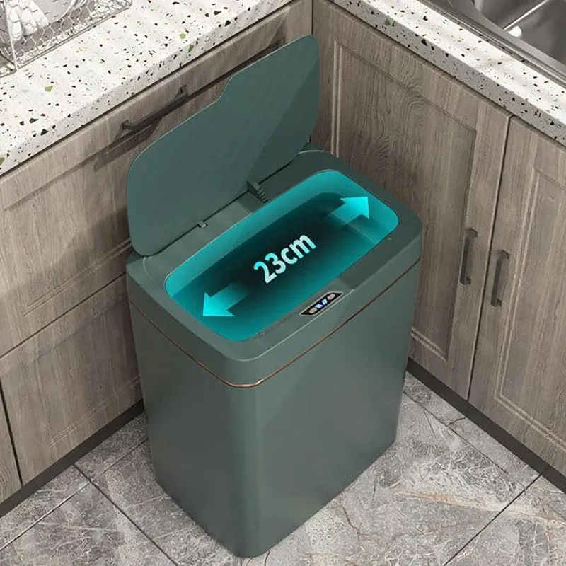 Clean Smart Motion Sensor Dustbin - Green media 5