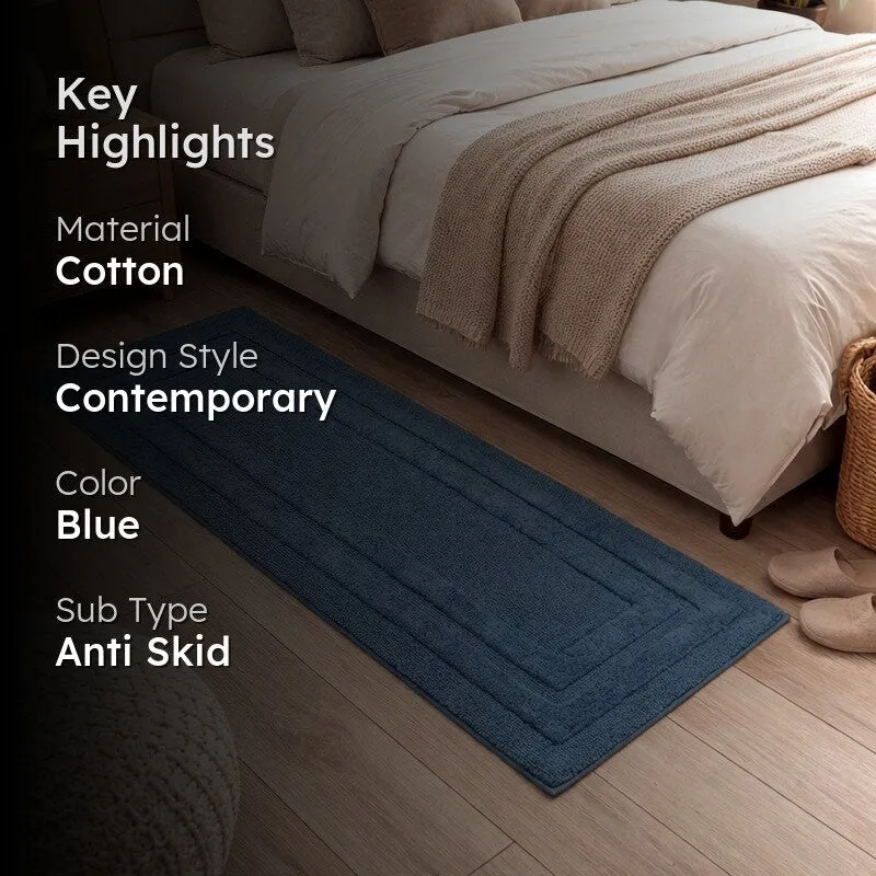 PureStep Cotton Runner Rug - Blue media 2