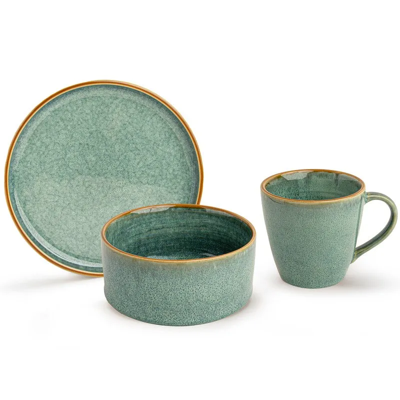 Coastal Brew Ceramic Tea Set (Green) - Three Piece Set media 5