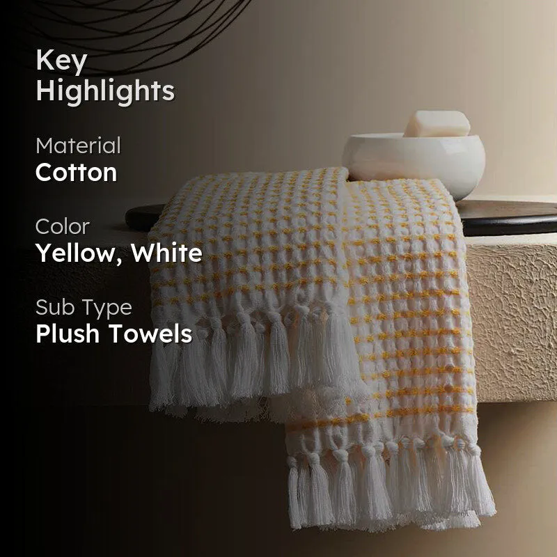 Resho Waffle Towel Combo (Melon) - Four Piece Set media 2