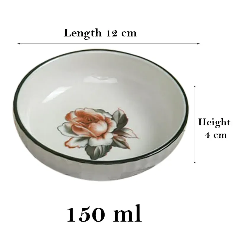 Maduva Floral Bowl (150 ML) - Set Of Six media 8
