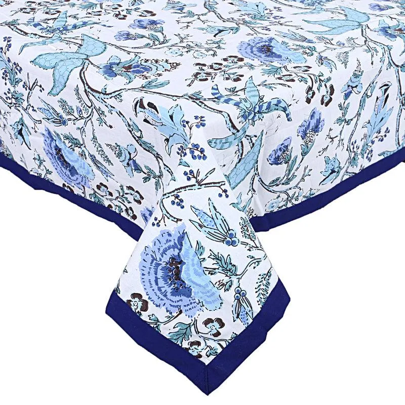 Muhina Rectangular Table Cover (Blue) - Four Seater media 4