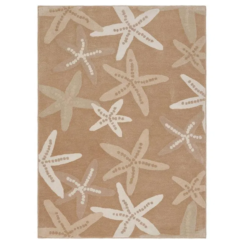 Zippy Hand Tufted Zone Kids Wool & Nylon Carpet - Beige media 1