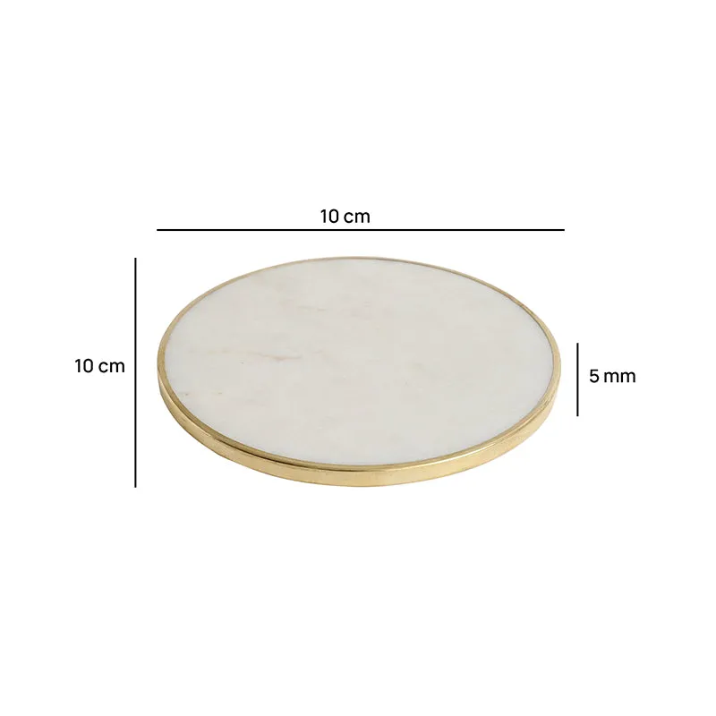Vellune Marble Coaster - Set Of Four media 5