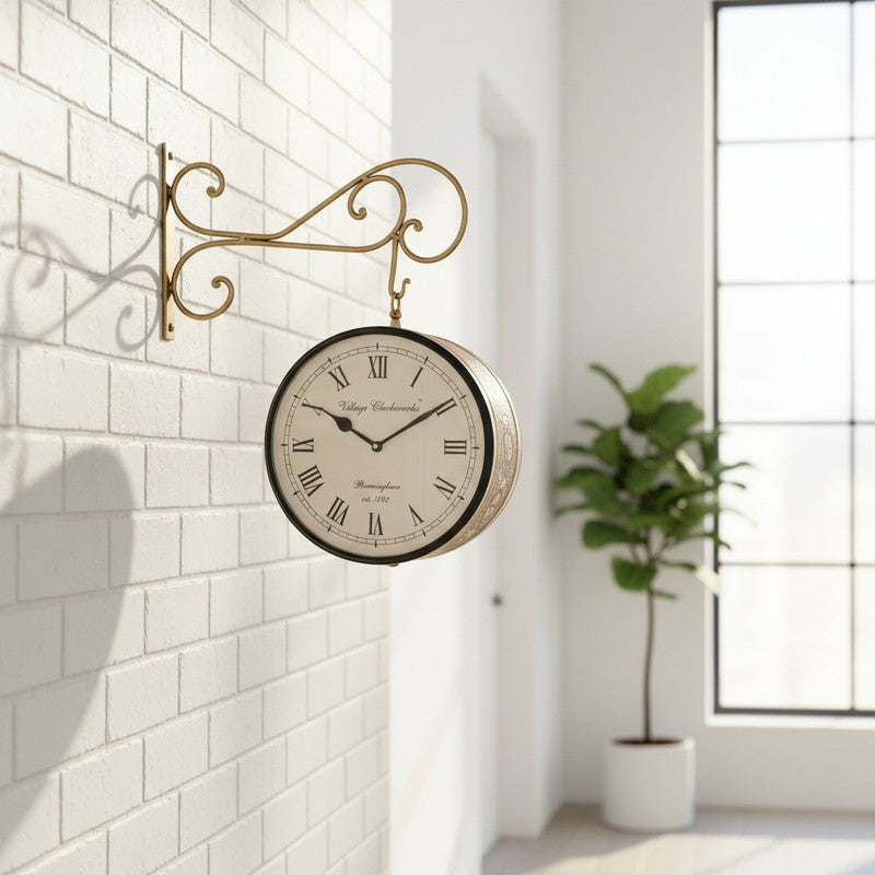 Royal Era Presence Iron Wall Clock
