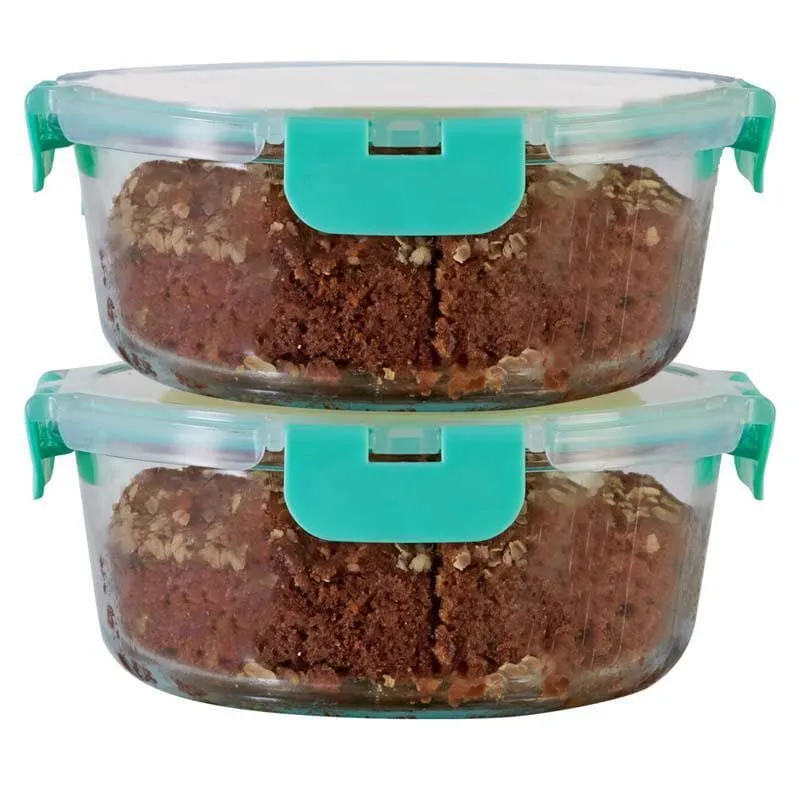 Crusade Round Glass Container - 930 ML media 4