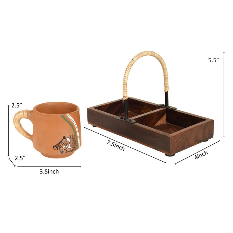 Zara Tray With Cup (150 ML) - Three Piece Set media 7