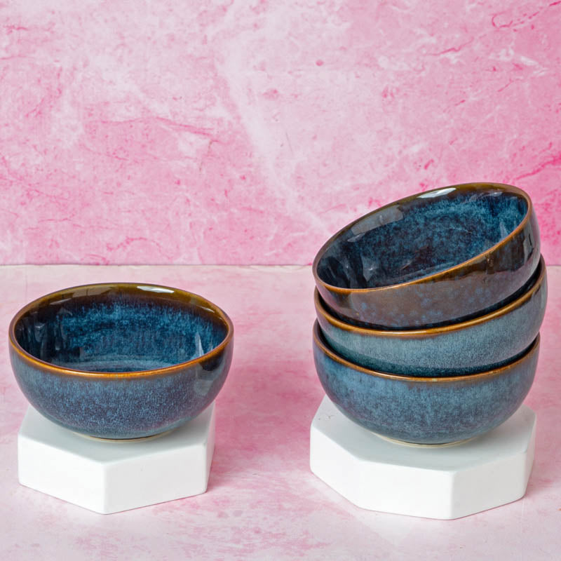 Tarangini Handmade Serving Bowl(160 ML) - Set of Four - 1000 ML