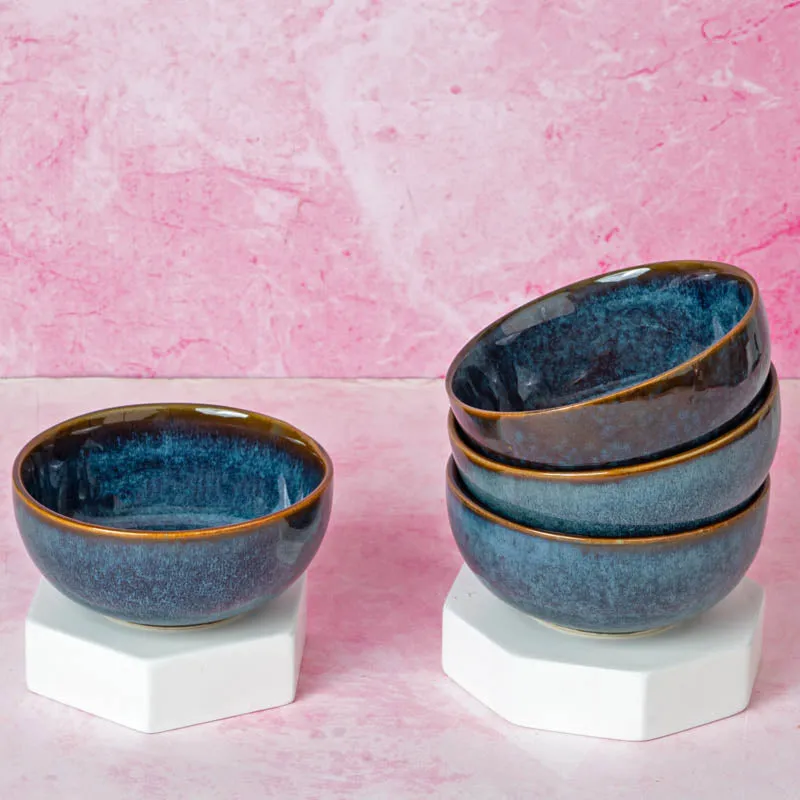 Tarangini Handmade Serving Bowl(160 ML) - Set of Four media 1