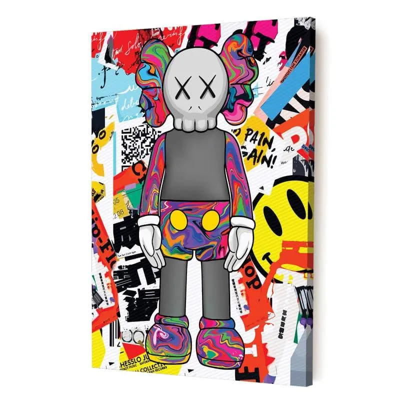 Doodle Dune Canvas Wall Painting media 4