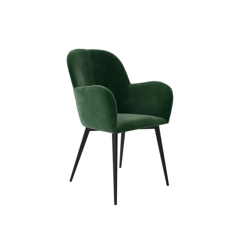 Fernix Metal Accent Chair - Green media 3
