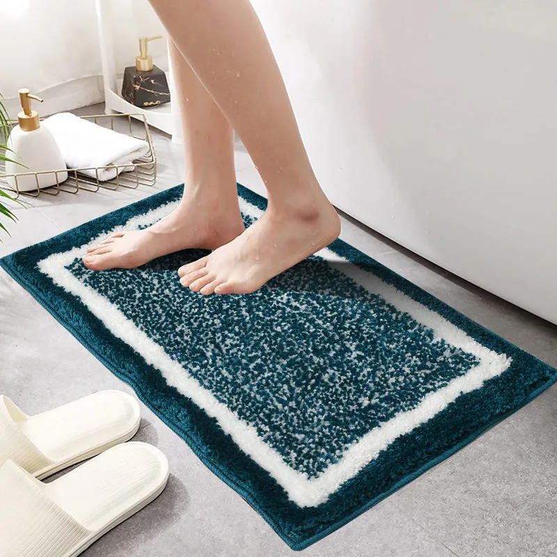 Velora Cotton Bath Mat - Teal media 3