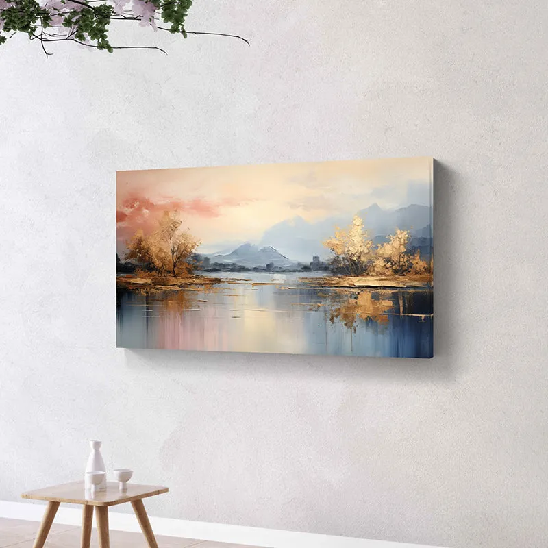Shanthitheera Canvas Wall Painting media 5
