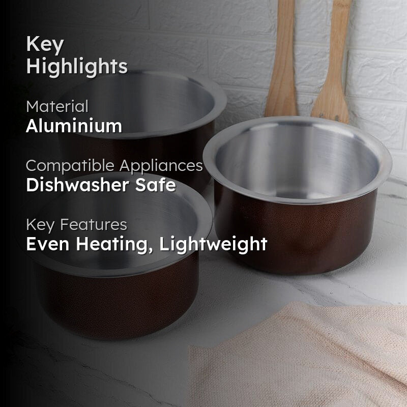 Flavor Twirl Aluminium Pot (2400/2900/3700 mL) - Set Of Three media 2
