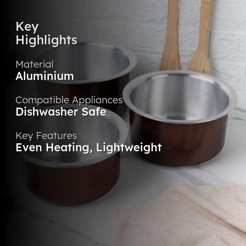 Flavor Twirl Aluminium Pot (2400/2900/3700 mL) - Set Of Three media 2