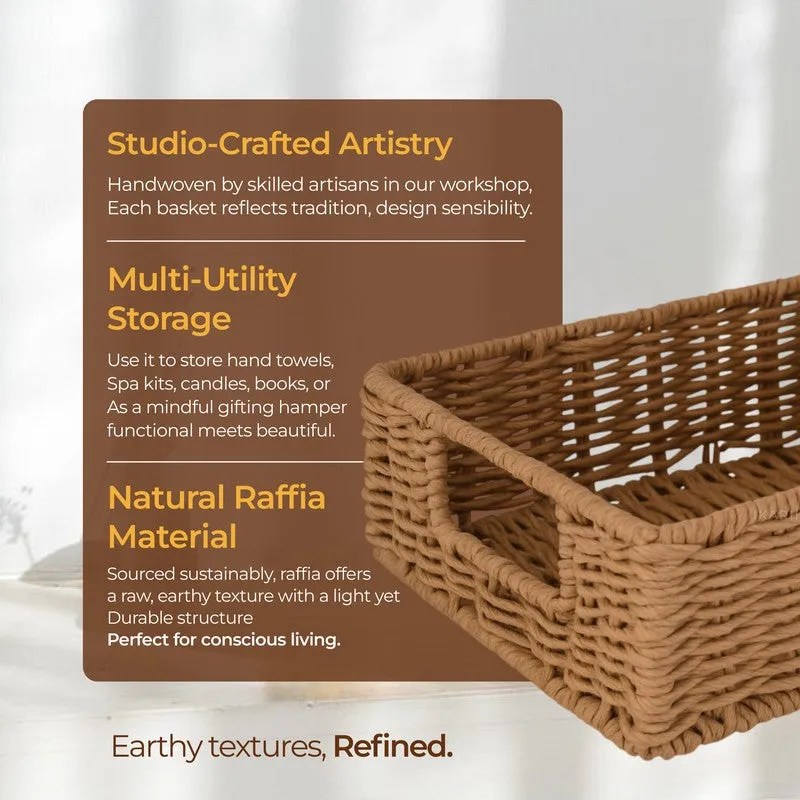 Zyrlor Raffia Storage Basket media 6