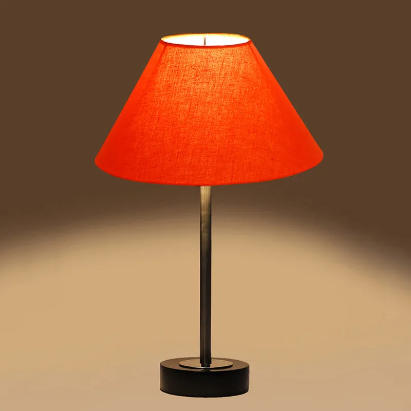 Cotin II Rodin Wooden Table Lamp - Orange,Silver,Black media 6