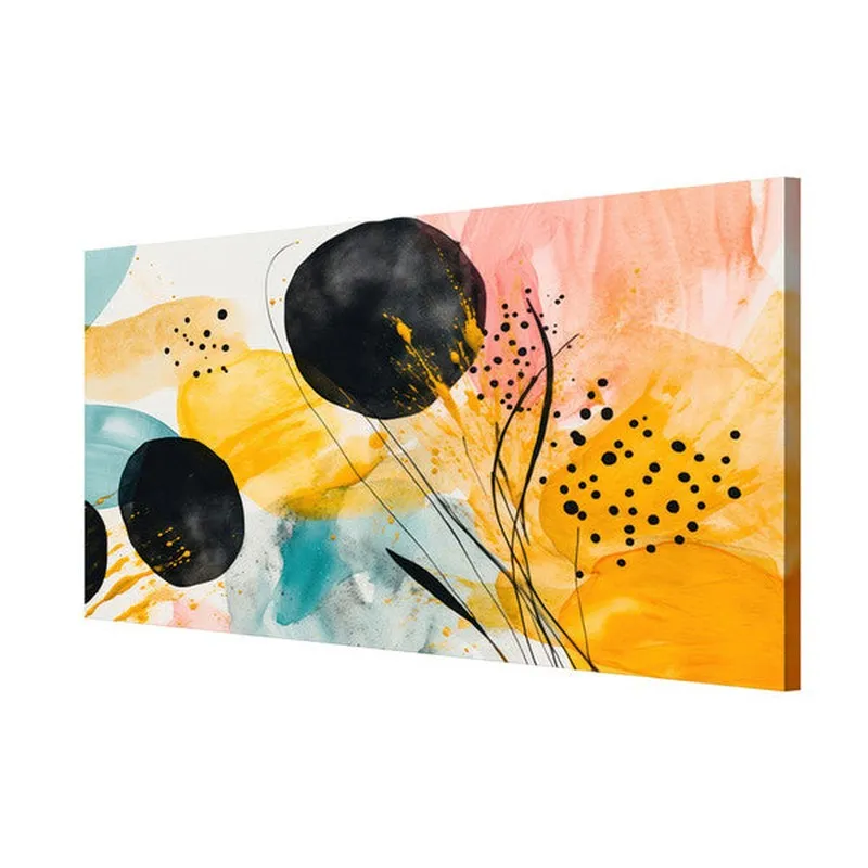 Lively Round Wall Painting media 5