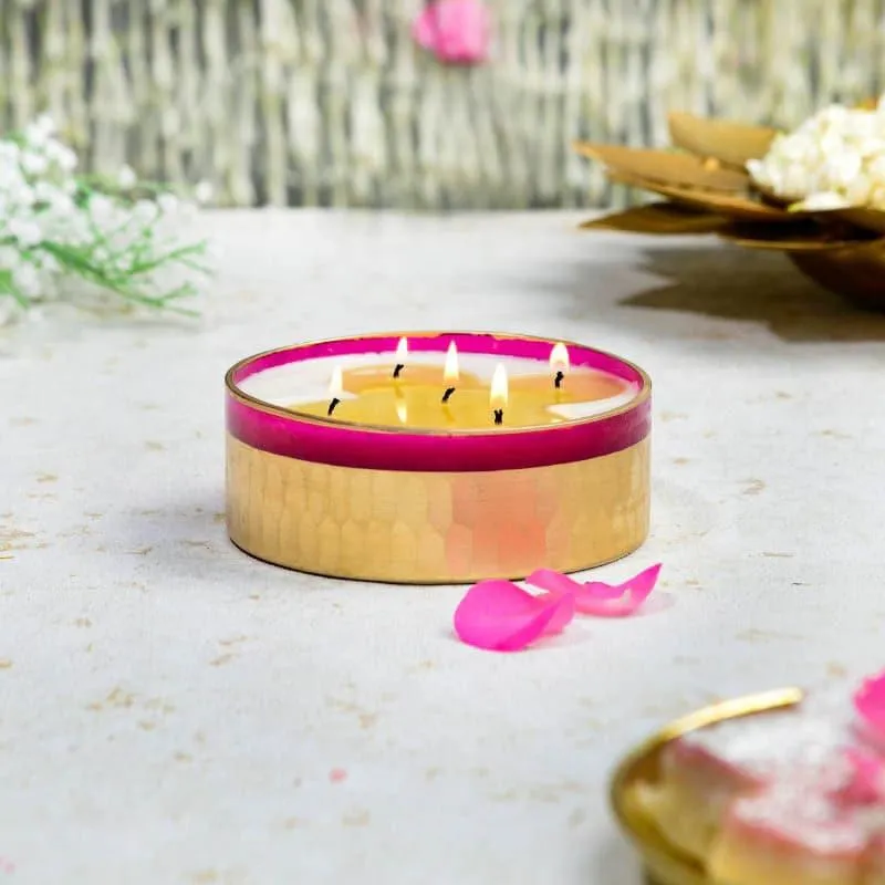 Mogra Scented Bowl Candle media 5