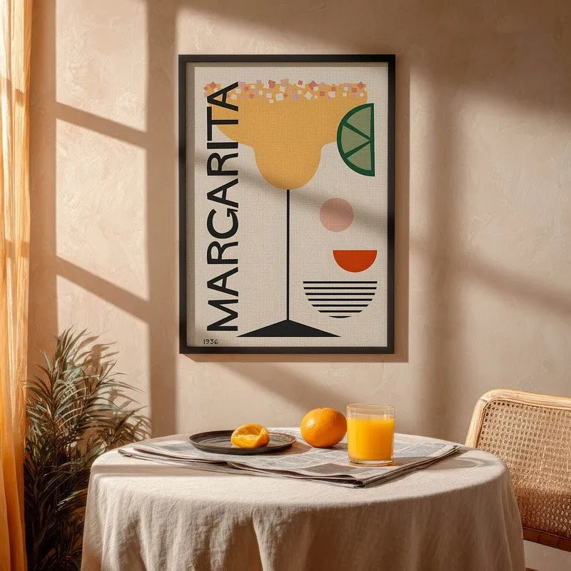 Marcarita Archival Canvas Wall Art - Black media 4