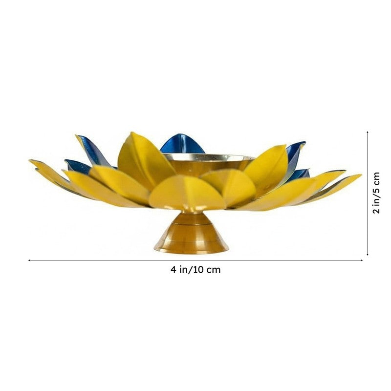 Lotus Kuber Diya - Set Of Two media 8