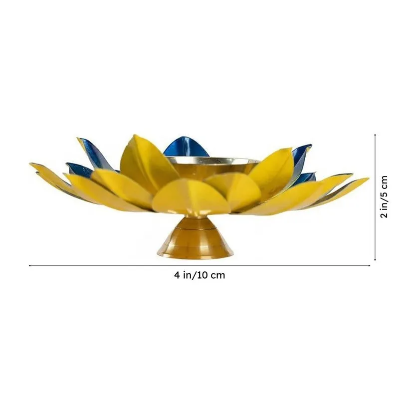 Lotus Kuber Diya - Set Of Two media 8