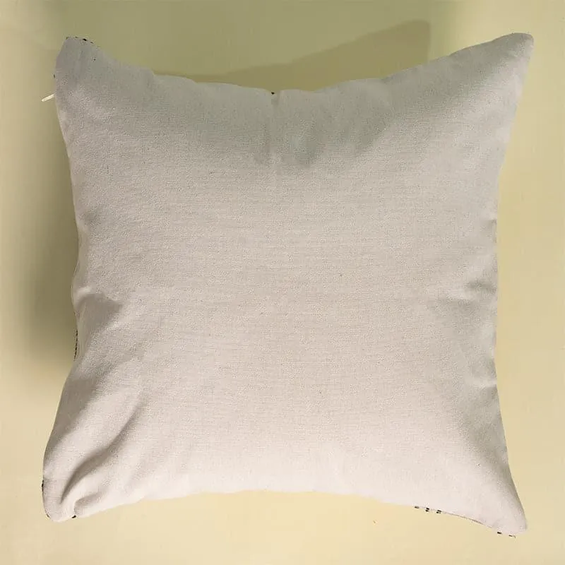 Linear Beige Cotton Cushion Cover media 6