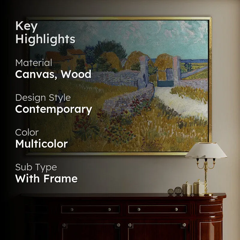 Summer Acre Canvas Wall Painting With Frame media 2
