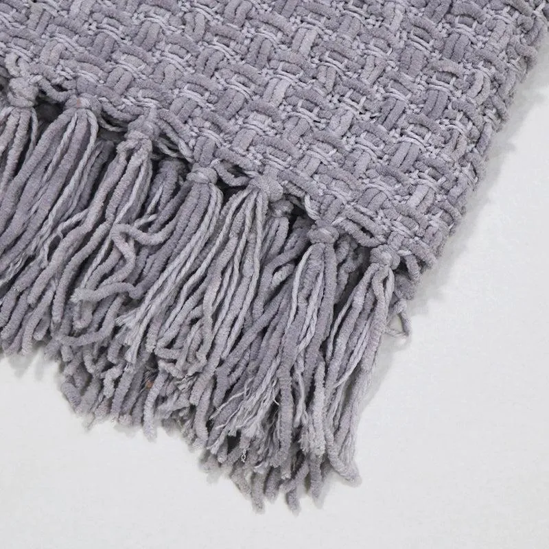 Cozy Loom Throw - Purple media 5