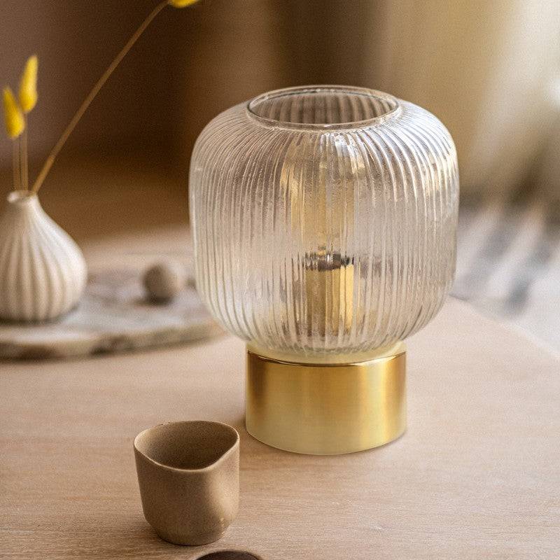 Orange Tree Ci Mild Steel Table Lamp Small - Gold,Transparent media 2