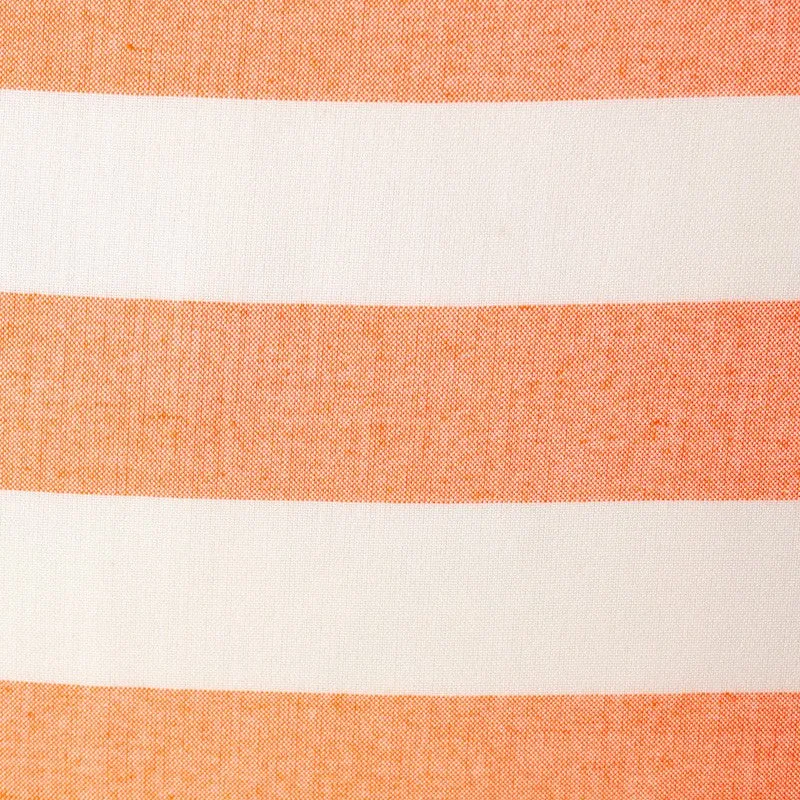 Swaddlix Striped White & Orange Bamboo Bath Towel media 8