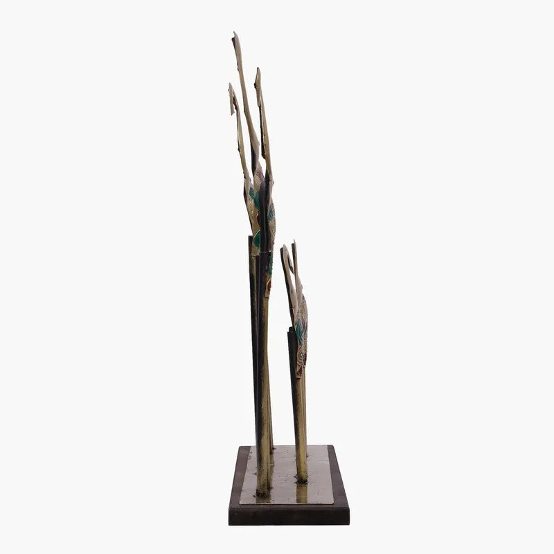 Imperial Elephants Metal Showpiece media 4