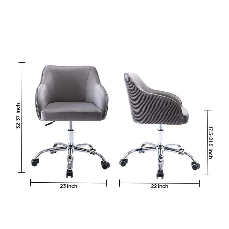 Seatron Metal Office Chair - Grey media 11