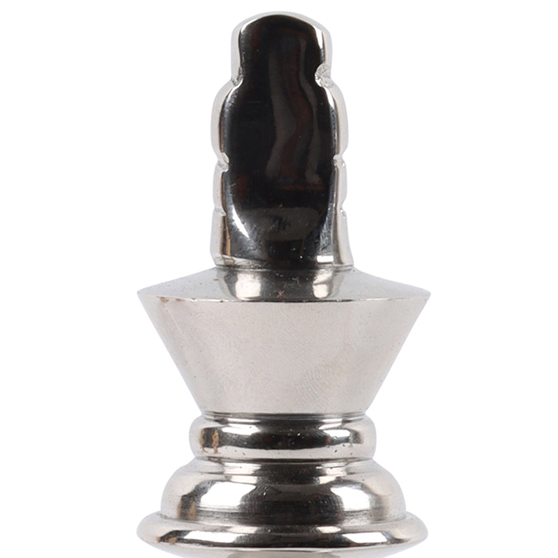 Chess Charm King Showpiece (Silver) - Set Of Two media 5